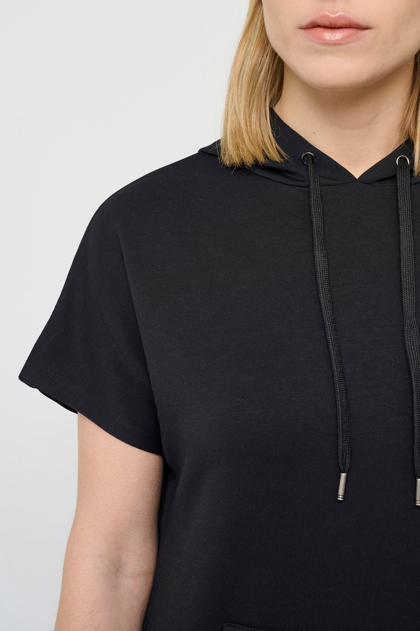 CRHallie hoodie kjole i modal